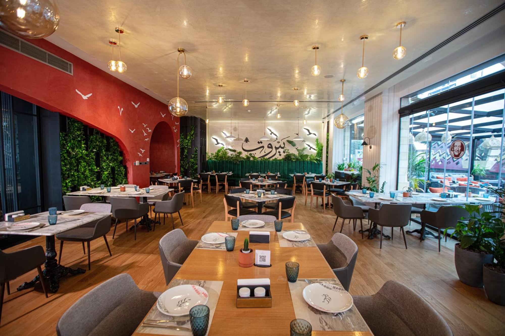 The Abdali Boulevard Hotel Αμμάν Εξωτερικό φωτογραφία Restaurant interior